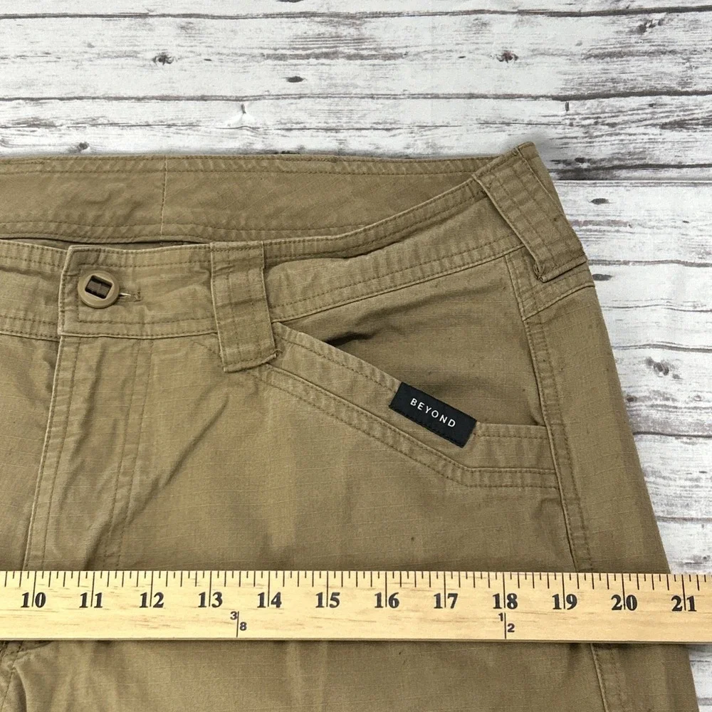 BEYOND Clothing Sz 32 Regular Fit K5 Makers Pant Ripstop Cargo Pants Khaki